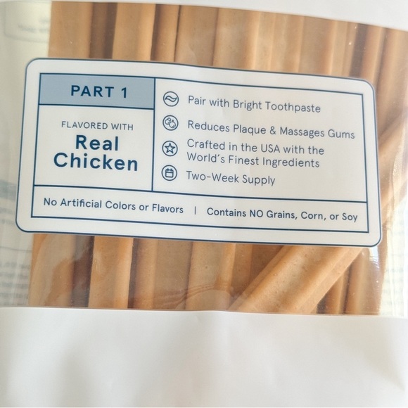 3 bags Dog dental chew Bark Bright Dental sticks large dogs teeth dental chew - Picture 5 of 8